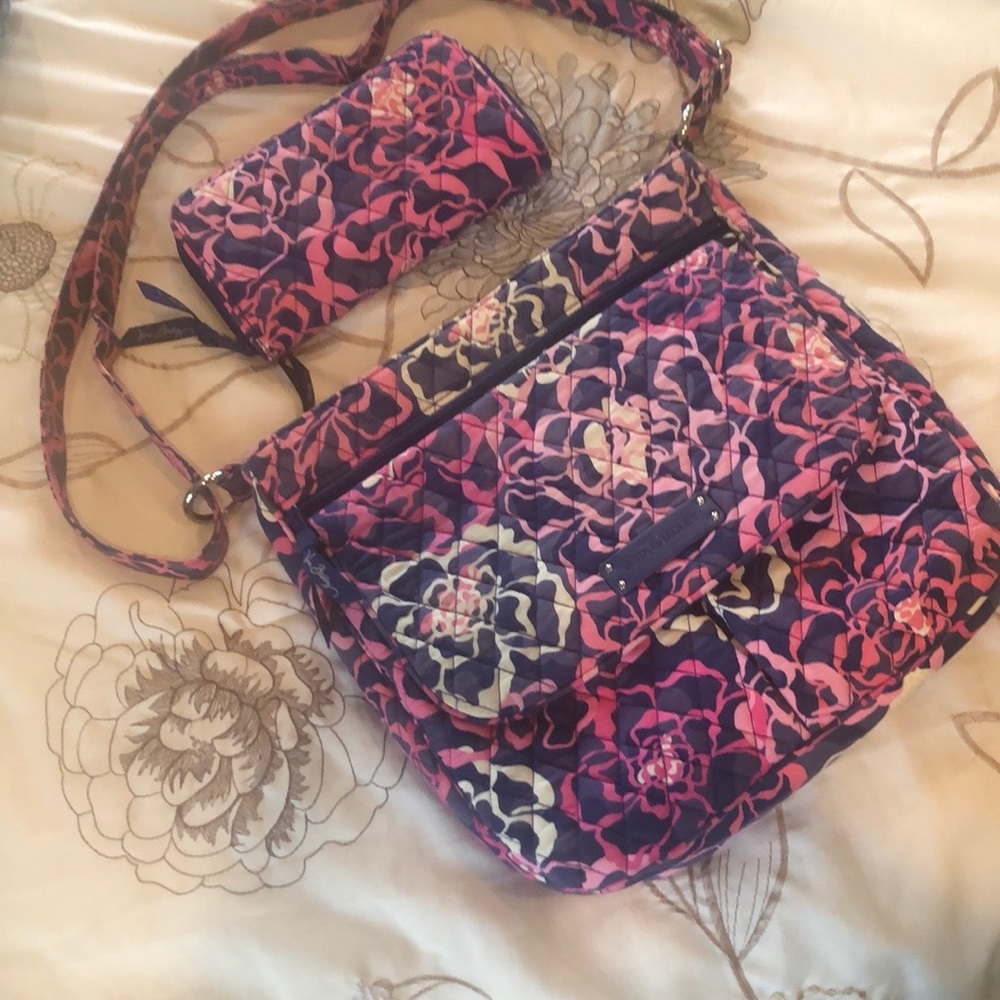 Vera Bradley Crossbody and wallet set